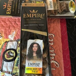 Empire Loose Deep 12 in. curly hair